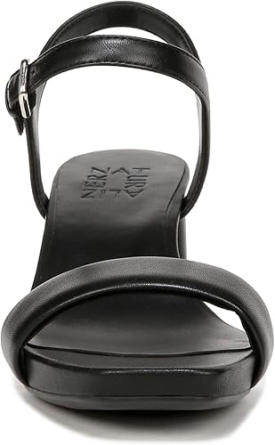 Naturalizer Women's Black Izzy Block Strap Heeled Sandals | Naturalizer in Lebanon