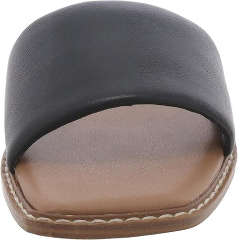 Steve Madden Women's Black Leather Sandra Slipper |Steve Madden In Lebanon
