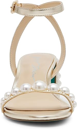 Betsey Johnson Women's Gold Sb-Tina Heeled Sandal | Betsey Johnson In Lebanon