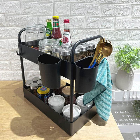 Generic Black Multi Purpose Under Sink Storage Organizer - 5.5 | Generic In Lebanon