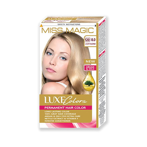 Miss Magic Luxe Colors Permanent Hair Colour Light Blond 8.0