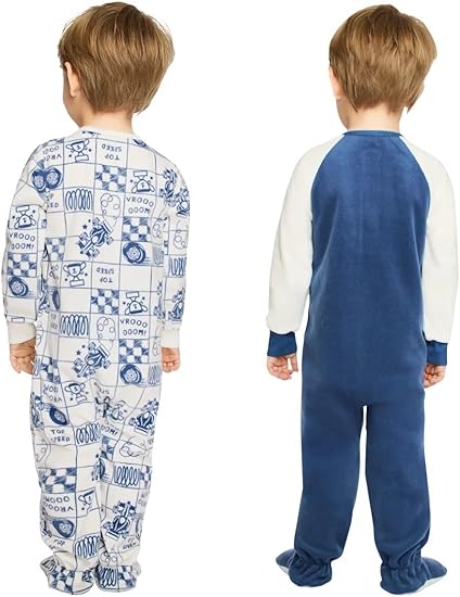 Kids Headquarters Baby Boy's 2-Pack Footed Overalls |Kids Headquarters In Lebanon