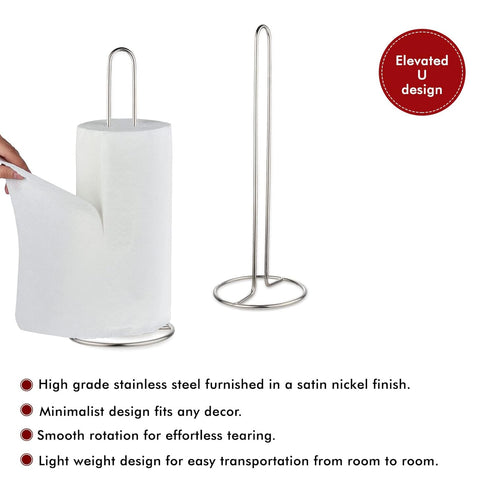 Jes Collection Metallic Paper Towel Holder |Jes Collection In Lebanon