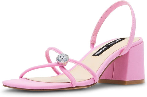 Steve Madden Women's Pink Anya Jeweled Strappy Heeled Sandals | Steve Madden In Lebanon