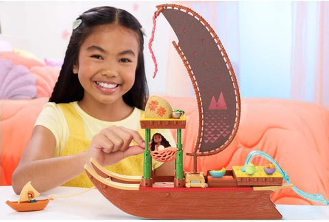 Mattel Disney Moana 2 Toy Playset with Floating Adventure Canoe | Mattel In Lebanon