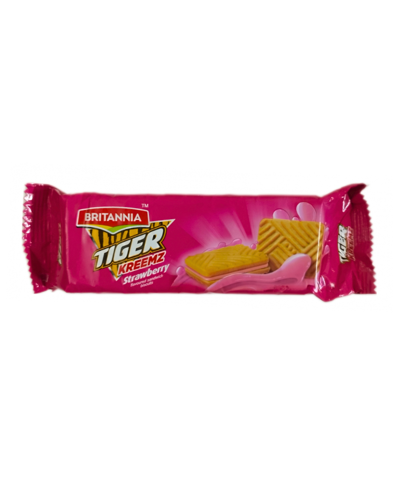Britannia Tiger Kreemz Strawberry 72g | Britannia In Lebanon