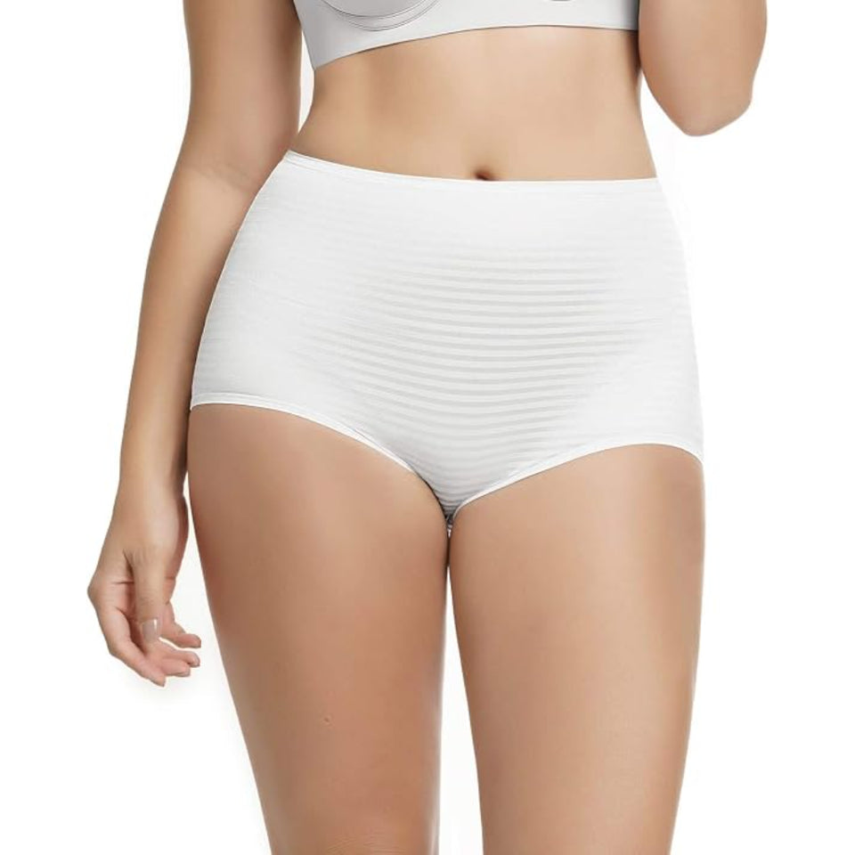 Leonisa Women's White Coverage Classic Briefs