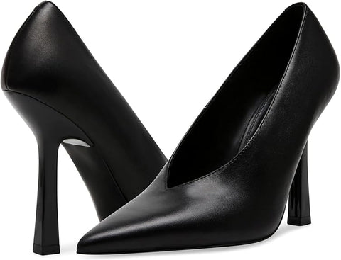 Steve Madden Women's Black Leather Sedona Heels | Steve Madden In Lebanon