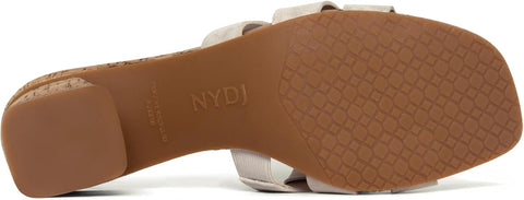 NYDJ Women's Gloriana Metallic Suede Heeled Slipper | NYDJ in Lebanon