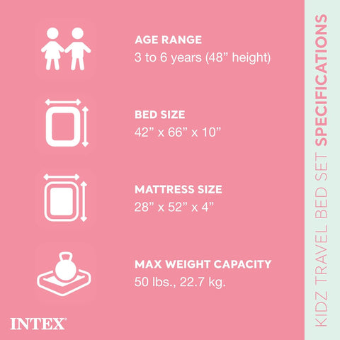 Intex Kids Inflatable Travel Bedding Set | Intex In Lebanon