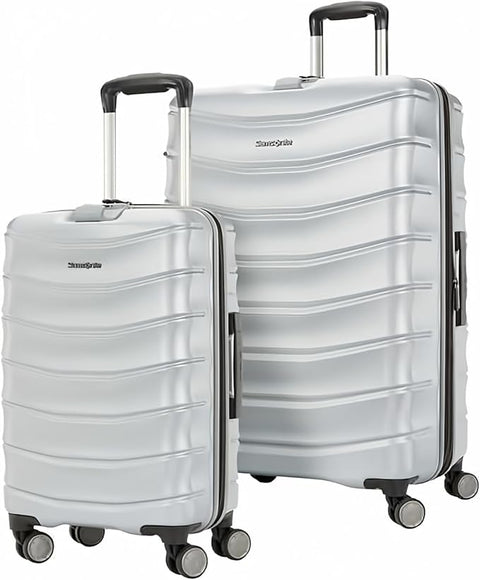 Samsonite Unisex Silver Amplitude Rigid 2-Piece Set  Suitcase |Samsonite in Lebanon