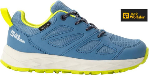 Jack Wolfskin Boy's Blue 2 Woodland Texapore Low K Sneakers |Jack Wolfskin in Lebanon