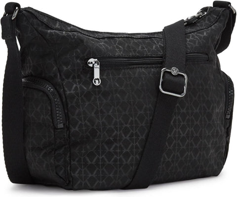 Kipling Women's Black Pattern Printed Shoulder Bag | Kipling In Lebanon