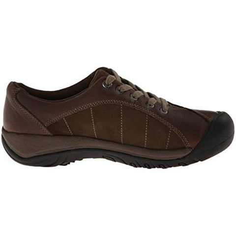 Keen Women Brown Leather Lace-Up Sneakers | Keen in Lebanon