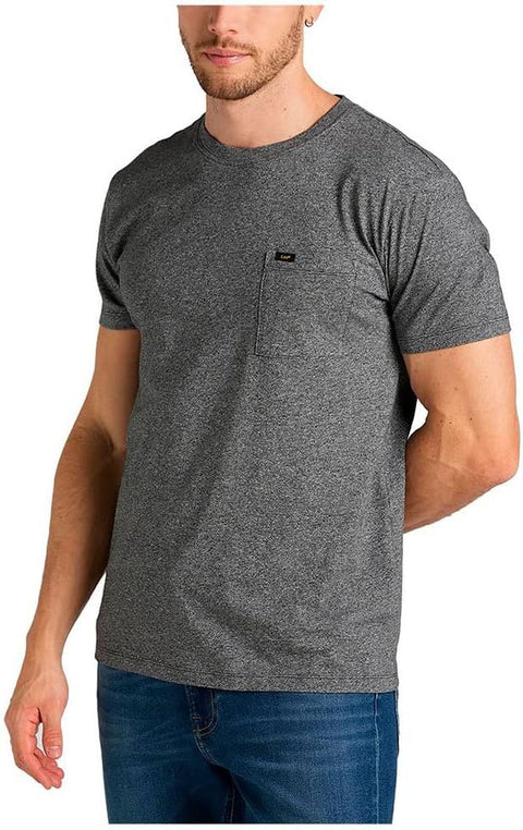 Lee Men's Washed Black Slim Fit Ultimate Pocket T-Shirt | Lee In Lebanon