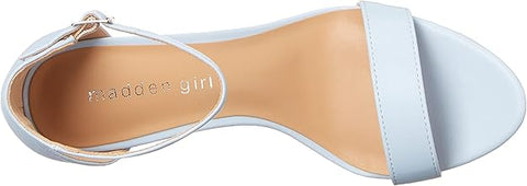 Madden Girl Women's Light Blue Sashha Heeled Sandals | Madden Girl In Lebanon