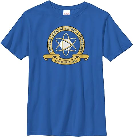 Marvel Boy's Blue T-Shirt ABFK93 shr