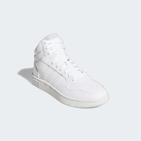 Adidas Women's White Hoops 3.0 Mid Classic Sneakers | Adidas In Lebanon