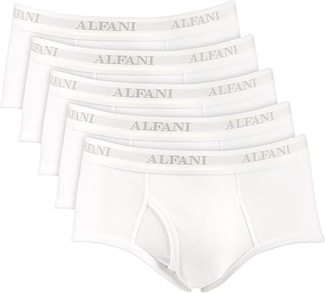 Alfani Men's White Mens 4-Pack Tagless Briefs| Alfani In Lebanon