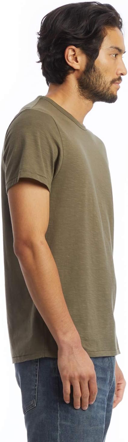 Alternative Men's Khaki Green Cotton T-Shirt | Alternative In Lebanon