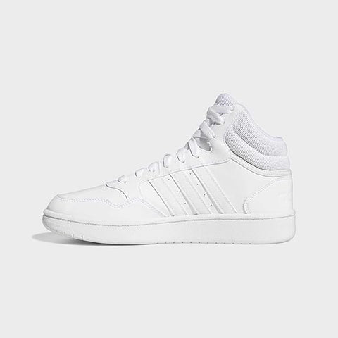 Adidas Women's White Hoops 3.0 Mid Classic Sneakers | Adidas In Lebanon