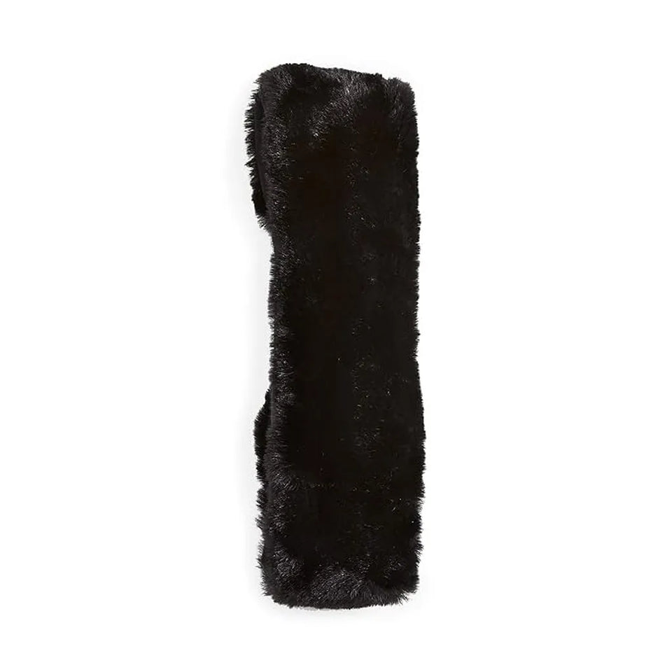 Apparis Women's Black Soft Faux Fur Headband