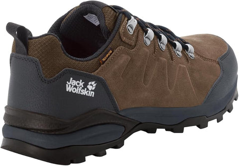 Jack Wolfskin Men's Brown Refugio Texapore Low M Sneakers |Jack Wolfskin in Lebanon