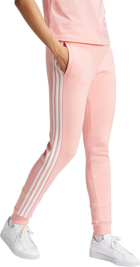 Adidas Women's Coral Essentials 3-Stripes Fleece Sweatpants | Adidas In Lebanon