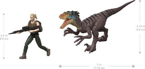 Mattel Jurassic World Rebirth Human & Dinosaur Figure Pack|Mattel In Lebanon