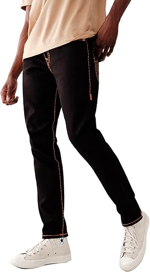 True Religion Men's Black Jeans AMZ291