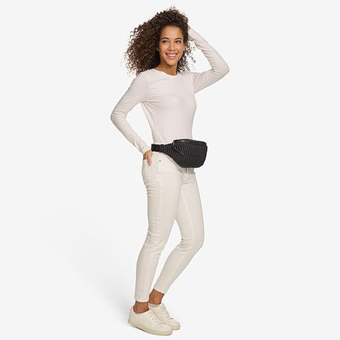 Dkny Women's Black Nylon Sling Bag | Dkny In Lebanon
