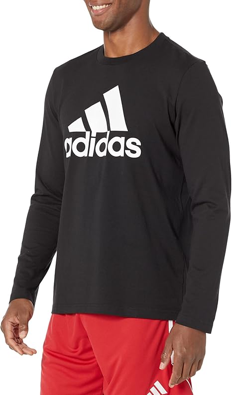 Adidas Men's Black Printed Long Sleeve Blouse| Adidas In Lebanon