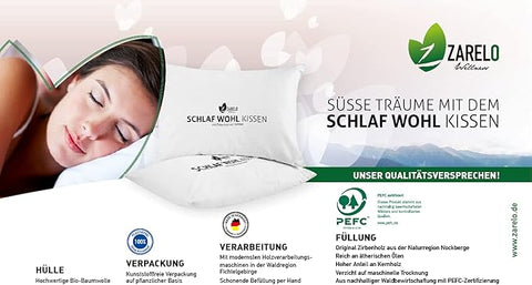 Zarelo Wellness White Scented Rectangle Pillow 20 x 40cm | Zarelo In Lebanon