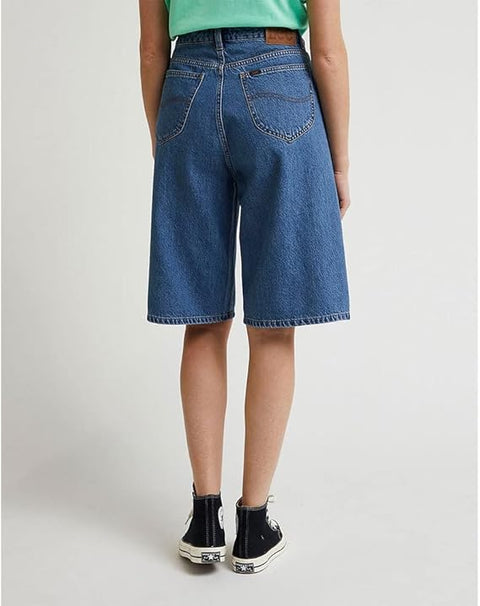 Lee Women's Blue Bermuda Denim Shorts | Lee In Lebanon