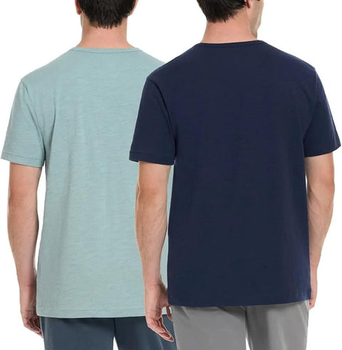 Hurley Men's Navy & Dusty Blue 2 Pack Short Sleeve Graphic T-Shirts |Hurley In Lebanon
