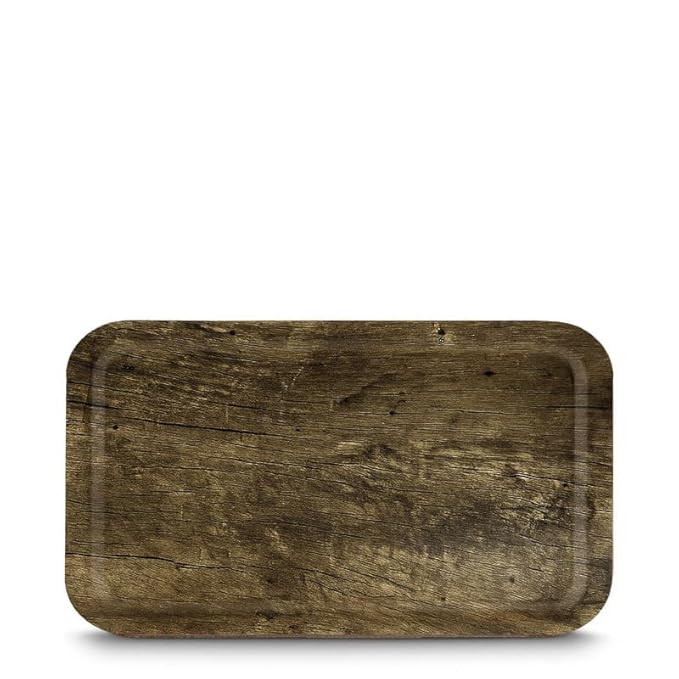 Tria Form Tea Brown Wood Rectangle Serving Tray 48x75cm | Tria Form In Lebanon