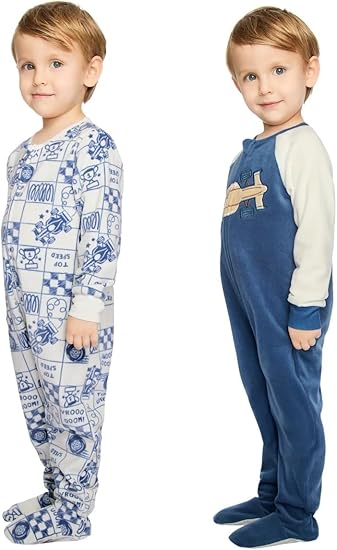 Kids Headquarters Baby Boy's 2-Pack Footed Overalls |Kids Headquarters In Lebanon