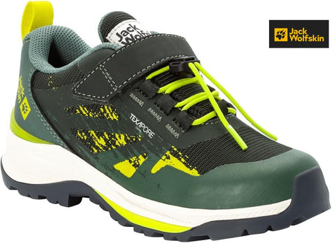 Jack Wolfskin Boy's Green Wild Hiker Tex Low K Sneakers |Jack Wolfskin in Lebanon7