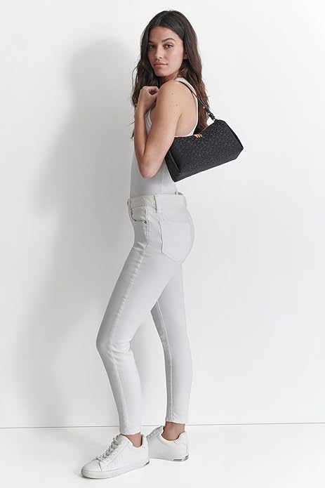 DKNY Women's Black Remy Printed Shoulder Bag | DKNY In Lebanon