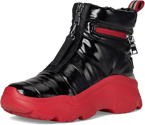 Naturalizer Women's Black And Red Think Royln X Shadow Water Repellent Fashion Boot  | Naturalizer  In Lebanon