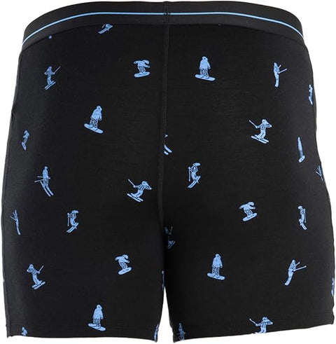 Icebreaker Men's Black Printed Boxer |Icebreaker In Lebanon