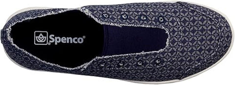 Spenco Women's Navy Santa Maria Batik Sneaker | Spenco in Lebanon