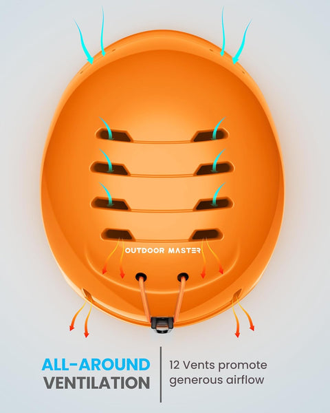 OutdoorMaster Kids Orange Ski Helmet |OutdoorMaster In Lebanon