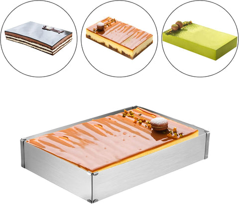Kitchen Life Square Mould Adjustable Sides From 9 to 15cm L9 x H 5cm | Kitchen Life In Lebanon