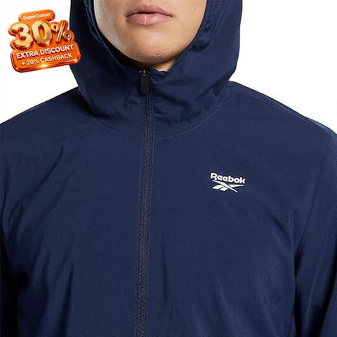 Reebok Men's Navy Training Essentials Jacket | Reebok In Lebanon