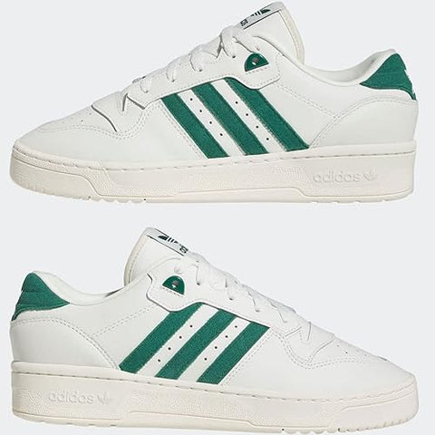 Adidas Men's White & Green Rivalry Low Sneaker | Adidas In Lebanon
