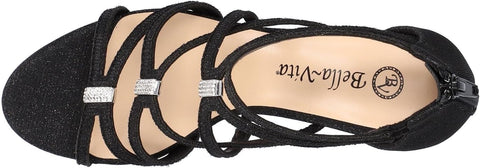 Bella Vita Women's Black Karlette Dress Heeled Sandals |  Bella Vita in Lebanon