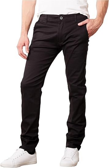 Galaxy By Harvic Mens Black Pants ABF3981