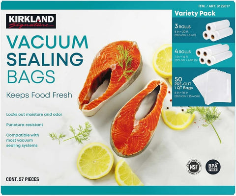 Kirkland Vacuum Sealing Bags  57 Pieces|Kirkland In Lebanon