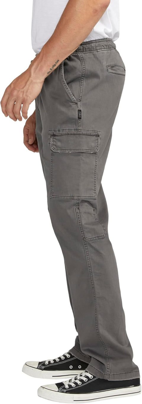 Silver Jeans Co. Men's Dark Gray Pull-on Cargo Pants | Silver Jeans Co. In Lebanon